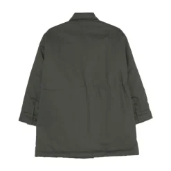 Manteau avec détail de poche et logo brodé