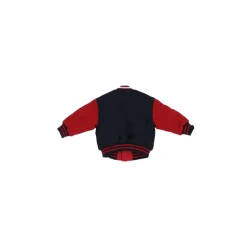 Manteau bleu Junior Logo Front Button