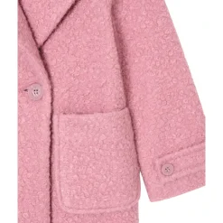 Manteau Bouclette Croisé