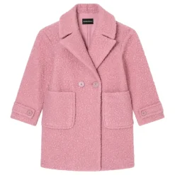 Manteau Bouclette Croisé