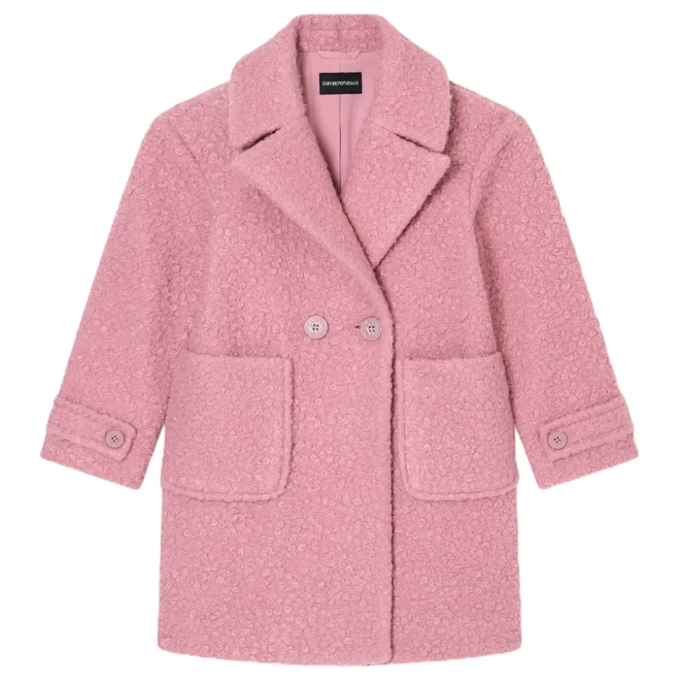Manteau Bouclette Croisé