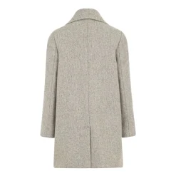 Manteau Croisé en Laine