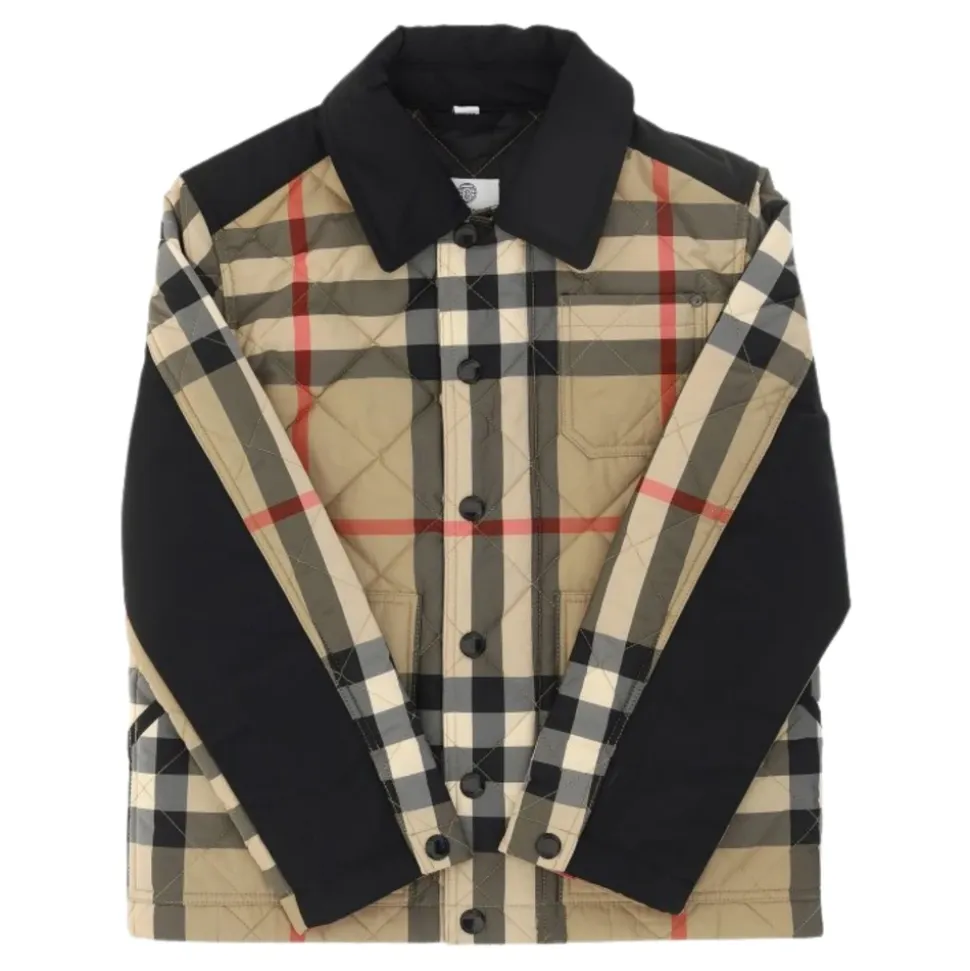 Manteau Enfant à Carreaux Vintage