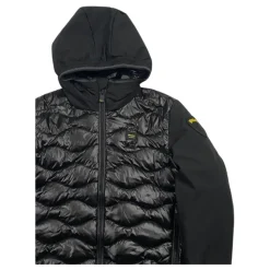 Manteau Enfant Noir Matelassé avec Capuche
