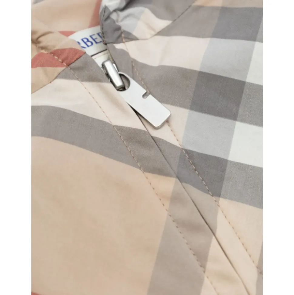 Manteau Enfant Vintage Check Gris