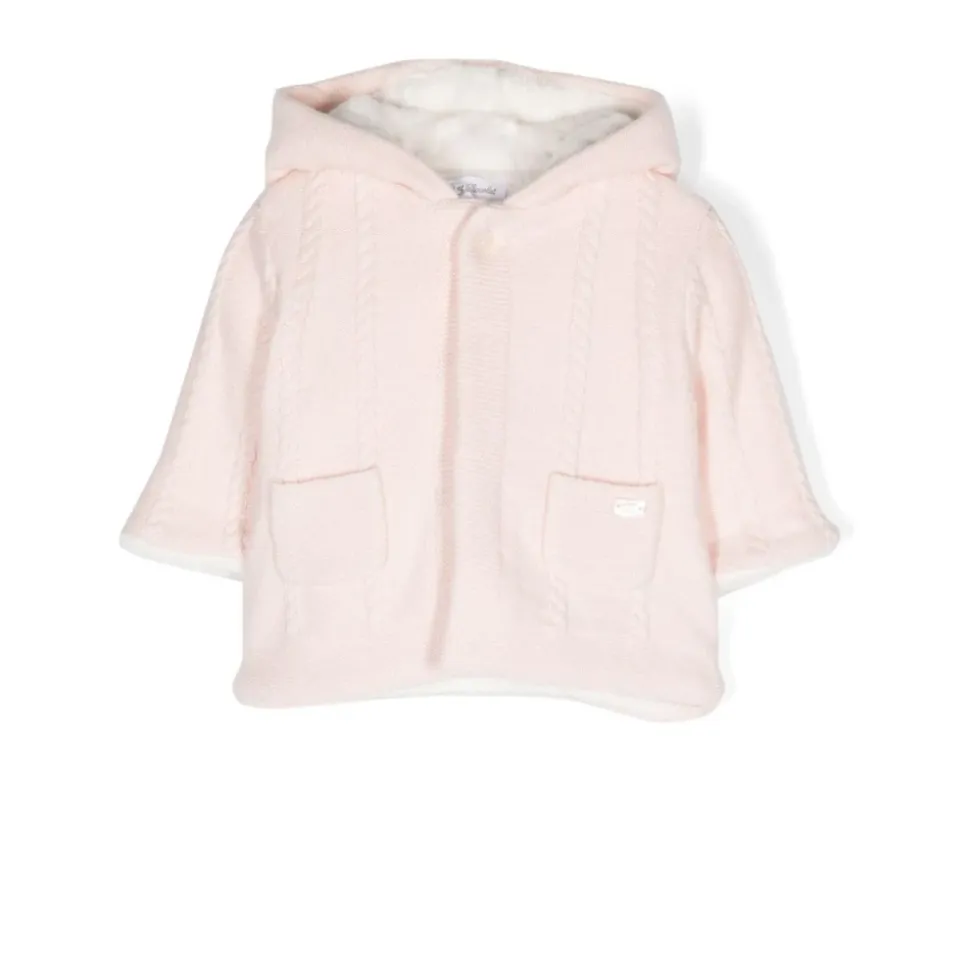 Manteau en maille torsadée