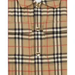 Manteau Matelassé à Carreaux Vintage