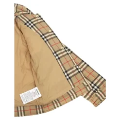 Manteau Matelassé à Carreaux Vintage
