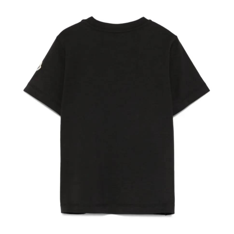 MONCLER KIDS T-shirts et Polos Noir