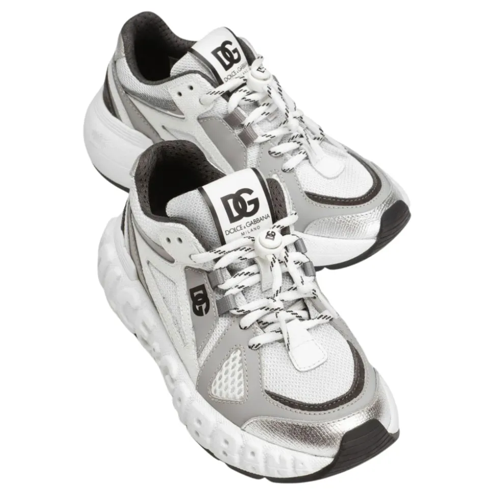 Nylon and Mesh Sneakers