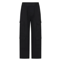 Pantalon Cargo Noir en Coton