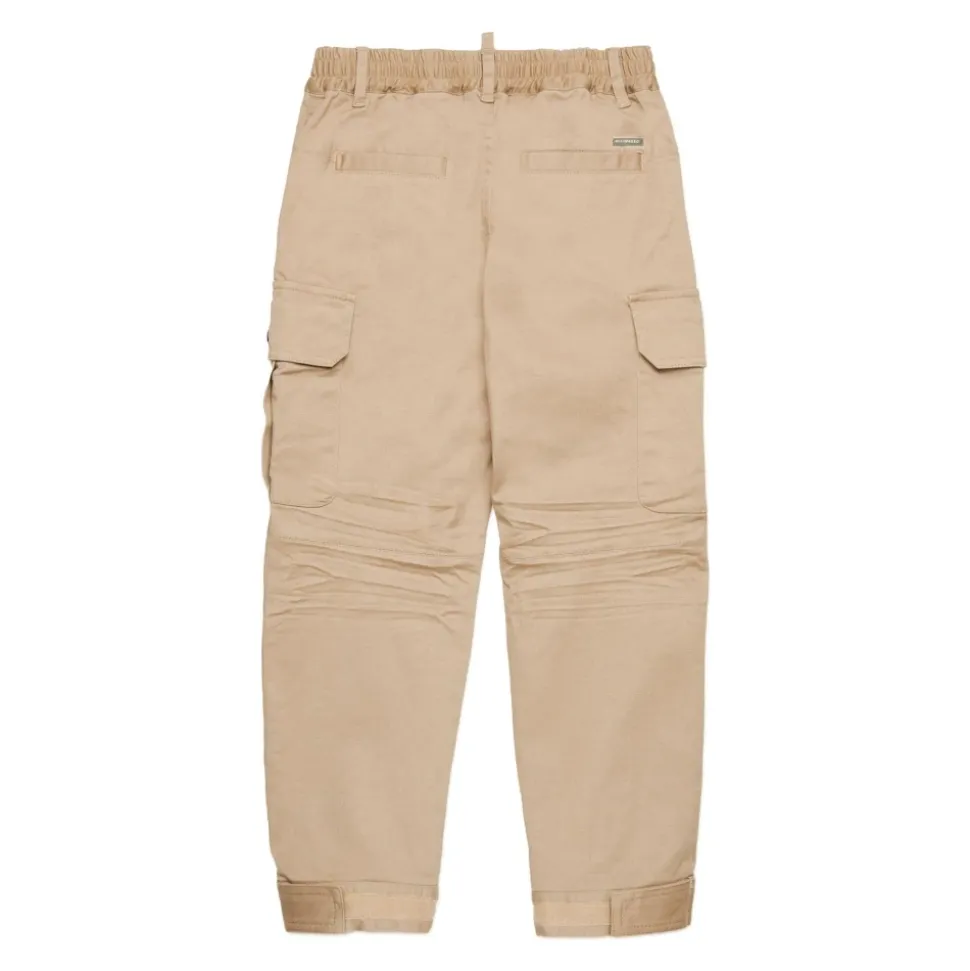Pantalon Cargo à Plaque Logo