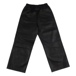 Pantaloncini cropped en similicuir