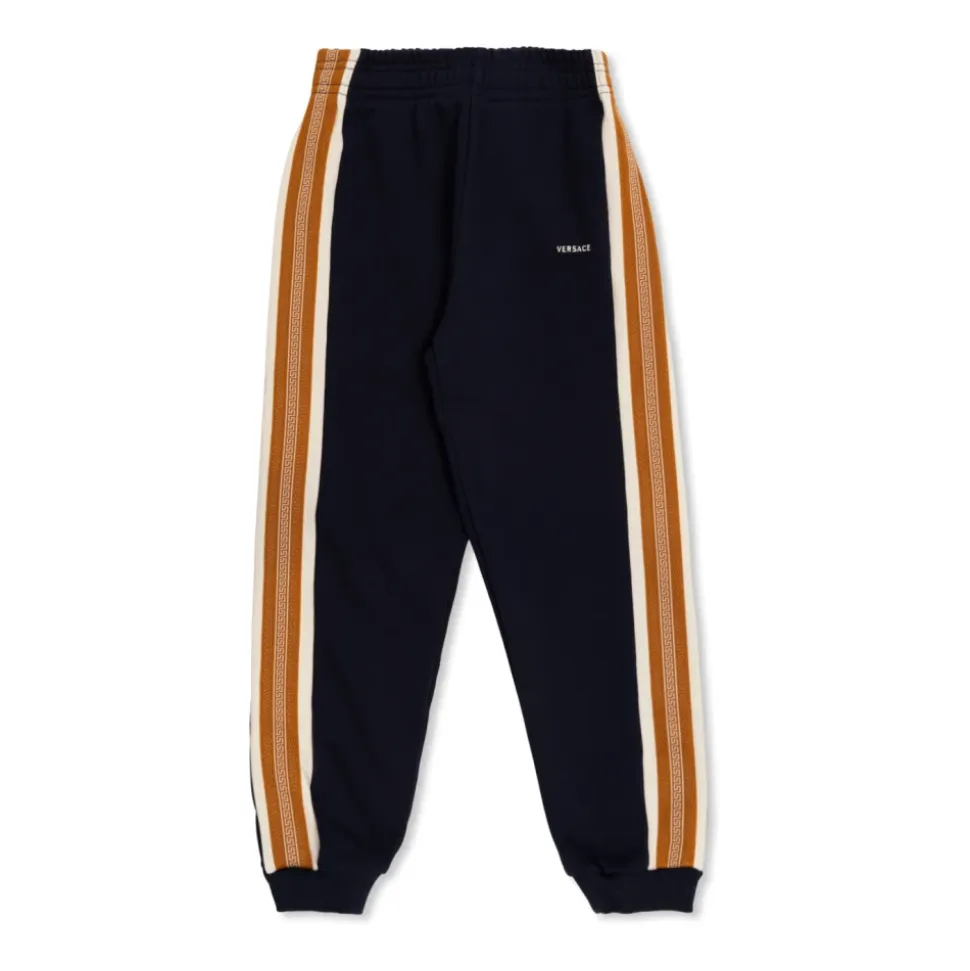 Pantalon de jogging en jersey de coton avec logo brodé