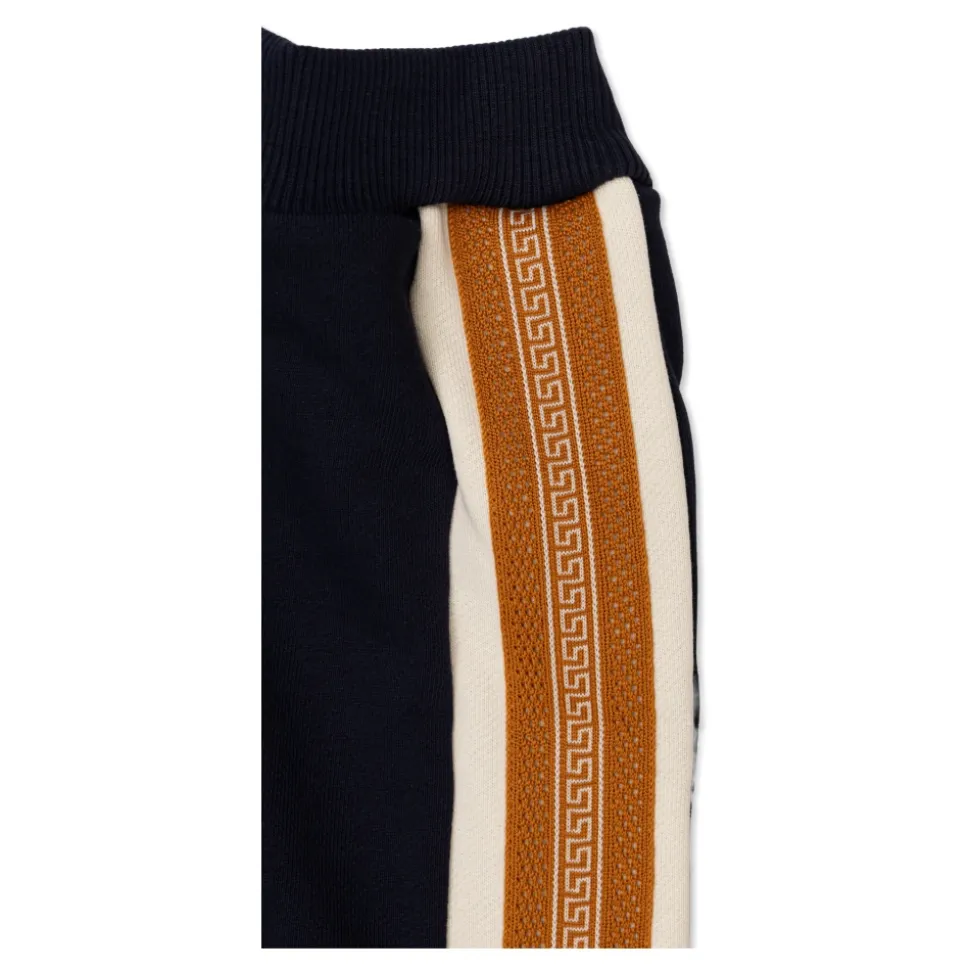 Pantalon de jogging en jersey de coton avec logo brodé