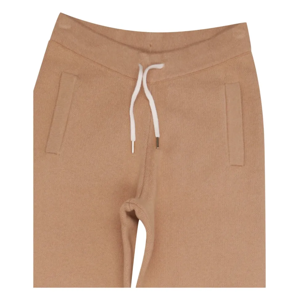 Pantalon de jogging en maille à détails rayés