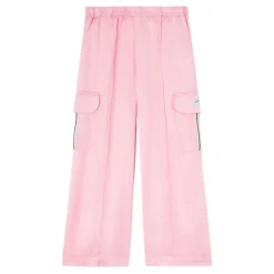 Pantalon de survêtement cargo en satin