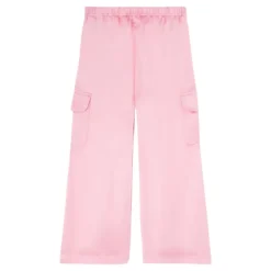 Pantalon de survêtement cargo en satin