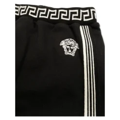 Pantalon de survêtement en jersey de coton brodé