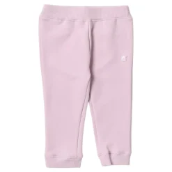 Pantalon de survêtement rose sportif à enfiler