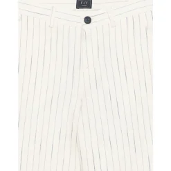 Pantalon droit à rayures tennis