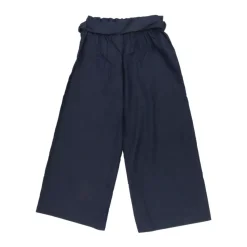 Pantalon en chambray avec