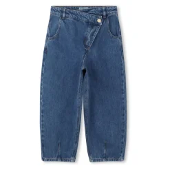 Pantalon en denim asymétrique