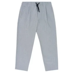 Pantalon en jersey à cordon rayé