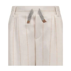Pantalon en jersey à rayures