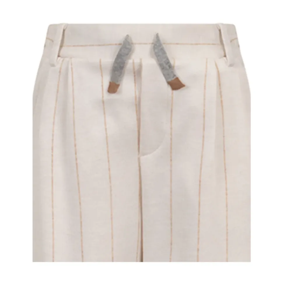 Pantalon en jersey à rayures