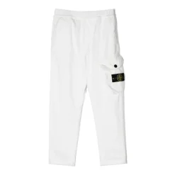 Pantalon en Velours Côtelé Off White
