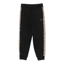 Pantalon Jackson à bande à carreaux