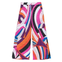 Pantalon Large Imprimé Iride Multicolore