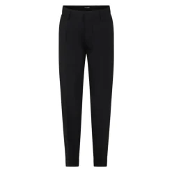 Pantalon élégant noir avec logo en métal