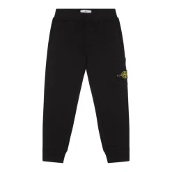 Pantalon Noir avec Écusson Logo