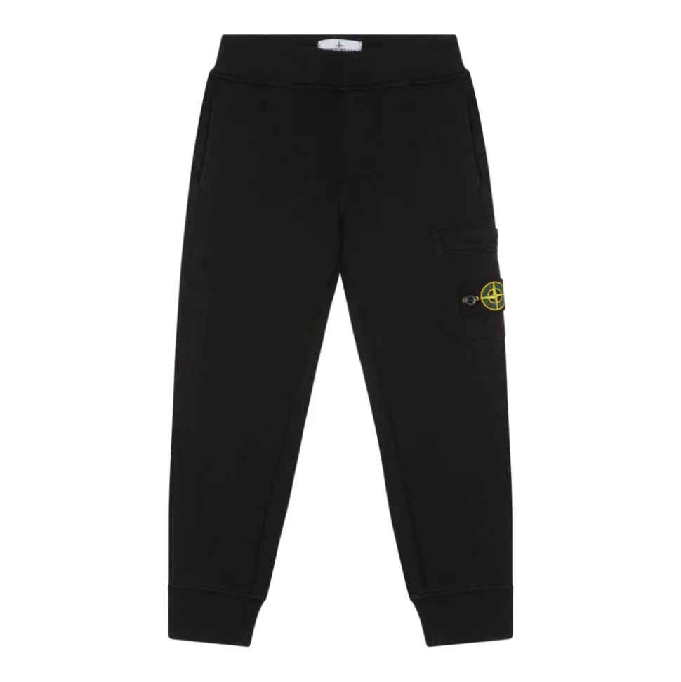 Pantalon Noir avec Écusson Logo