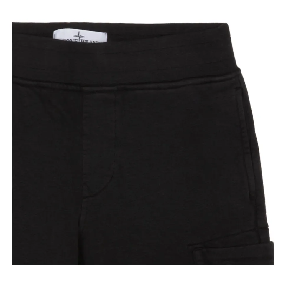 Pantalon Noir avec Écusson Logo