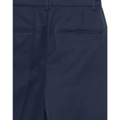 Pantalon à revers plissé