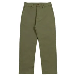 Pantalon slim en sergé de coton stretch