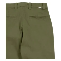 Pantalon slim en sergé de coton stretch