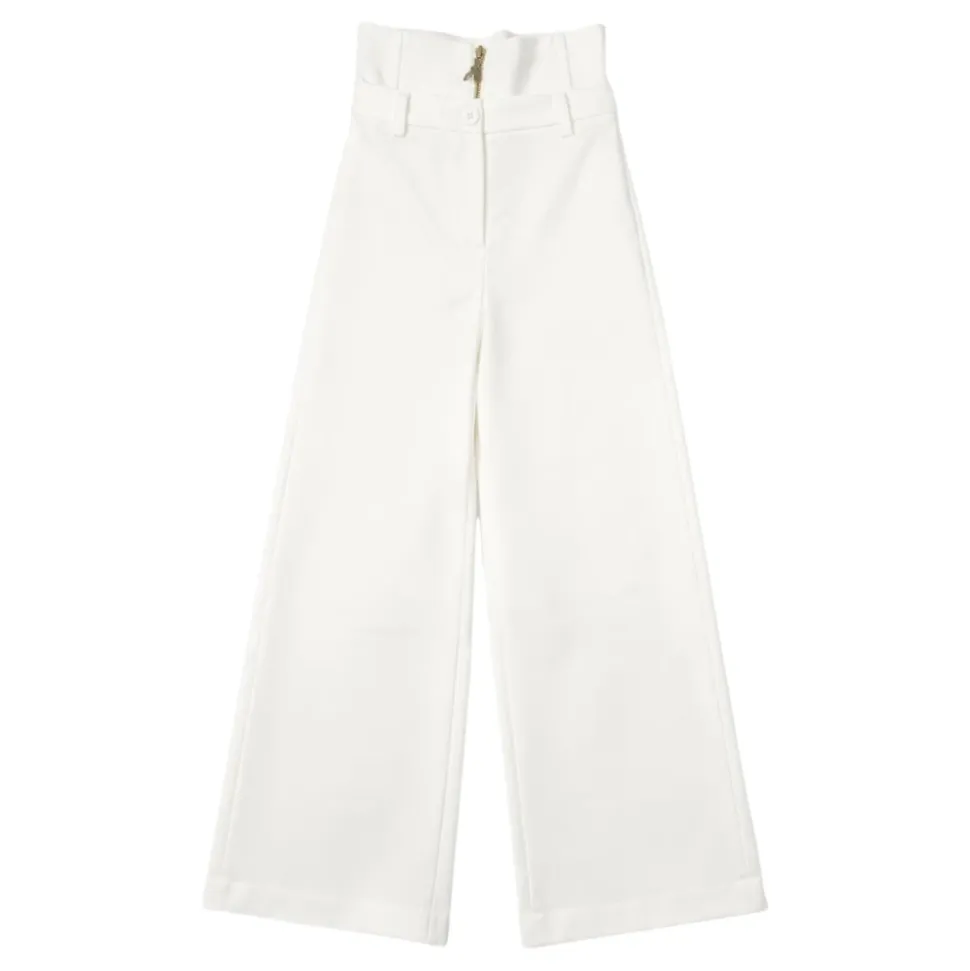 Pantalon évasé taille haute