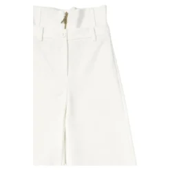 Pantalon évasé taille haute