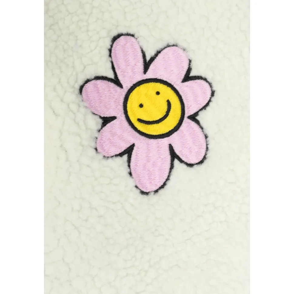 Polaire avec motif floral