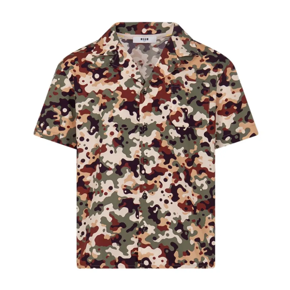 Polo Boutonnée Camouflage