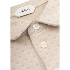 Polo en coton piqué jacquard