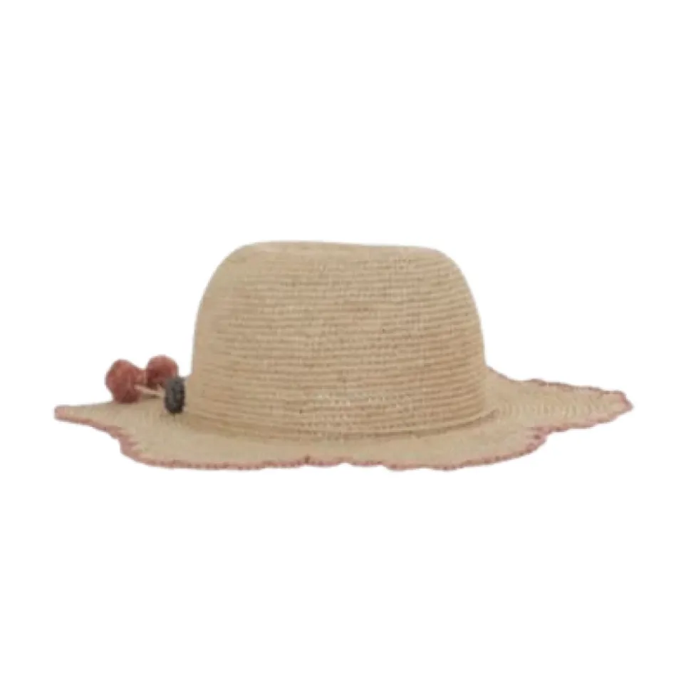 Pompom Trim Hat