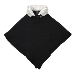Poncho en mélange cachemire et lurex