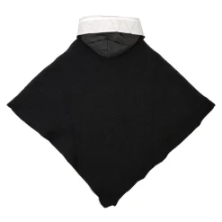 Poncho en mélange cachemire et lurex