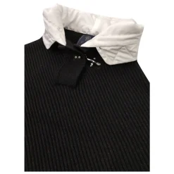 Poncho en mélange cachemire et lurex