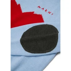 Pull à col rond avec écussons sur les manches